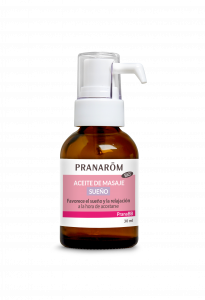 Aceite Pranarôm para facilitar el sueño.